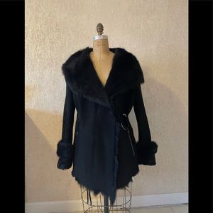 Shearling women’s coat. Size 12 . New